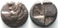 Thrakien - Chersonesos THRACE. Chersonesos, AR Hemidrachm, 400-350 BC, pellet & palm branch, XF -