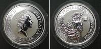 Australien AUSTRALIAN KOOKABURRA 1 Dollar 1997 Privy ZÜRICH, Silber 1 oz -