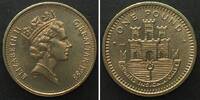 Gibraltar GIBRALTAR 1 Pound 1988 ELIZABETH II. Ni-Me -