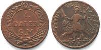 Schweden SCHWEDEN Daler 1718 Görtzscher Notdaler FLINK OCH FÄRDIG Kupfer -
