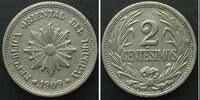 Uruguay URUGUAY 2 Centesimos 1909 A, Ku-Ni ERHALTUNG! -