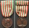 Italien - Orden und Abzeichen 1920 MEDAGLIA COMMEMORATIVA DELLA GUERRA ITALO-AUSTRIACA 1915-1918 rame -