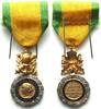 Frankreich - Orden und Abzeichen FRANKREICH. Militärmedaille 1870, Silber, ERHALTUNG! -