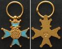 Panama - Orden & Abzeichen PANAMA. Miniatur, Kreuz CUERPO DE BOMBEROS COLON, ca.1960, Emaille, RRR!!! -