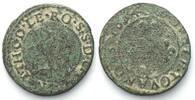 Frankreich - Cugnon (Ardennes) LÖWENSTEIN-WERTHEIM f. CUGNON Double Tournois 1634 JOHANN THEODOR Kupfer -