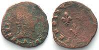 Frankreich FRANKREICH Double Tournois o.J. (ca.1585) A Paris HEINRICH III. Kupfer -
