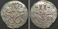 Dänemark DÄNEMARK 2 Skilling Danske 1761 HSK, FREDERIK V. Silber ERHALTUNG! -