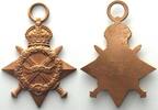 England - Orden und Abzeichen 1914-1915 STAR, GEORGE V., Volunteer Artillery Battery, Mesopotamia Campaign -