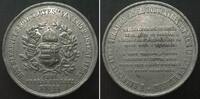 Haus Habsburg - Medaillen UNGARN Medaille 1861 auf die Eröffnung des ungarischen Reichstags, Zinn, 50mm -