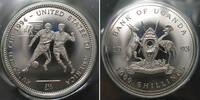 Uganda UGANDA - PROBE 1000 Shillings 1993, FUSSBALL WM, Ku-Ni -