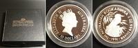 Australien 2 Dollars AUSTRALIAN KOOKABURRA 2 $ 1991, 2 oz Silber, PROOF im Etui, SELTEN! -