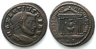 Roman Imperial MAXENTIUS (306-312 AD). AE Follis, 307-308, R*T, Roma mint, AU! -