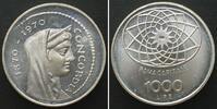 Italien ITALIEN 1000 Lire 1970, 100 JAHRE ROM ALS HAUPTSTADT, Silber POL. PLATTE -