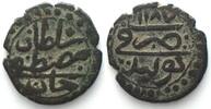 Tunesien OSMANISCH TUNESIEN Burbe AH 1187 (1773) MUSTAFA III. Kupfer -