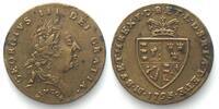 British Tokens 1795 GEORGE III SPADE GUINEA Brass Token by Simcox 20mm XF -