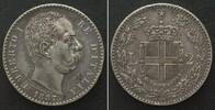 Italien ITALIEN 2 Lire 1887 UMBERTO I. Silber -