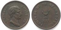 Frankreich FRANKREICH Probe 1/4 Franc An 12 (1803-04), Kupfer v. Gengembre, RAR! -