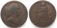 British Tokens - Cheshire CHESHIRE, Macclesfield. 1790 Half Penny Token CHARLES ROE copper VF+ -