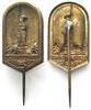 Deutschland - Marken und Zeichen HERMANNSLAUF 1925, DEUTSCHER TURNERBUND, Abzeichen 32x18mm -