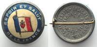 Frankreich - Medaillen FRANKREICH Pin, Herz Jesu, ESPOIR ET SALUT DE LA FRANCE, ca. 1900, Alu 19mm -