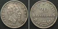 Italien ITALIEN 50 Centesimi 1863 M Mailand VITTORIO EMANUELE II. Silber -