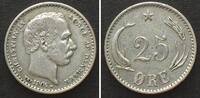 Dänemark DÄNEMARK 25 Ore 1904 CHRISTIAN IX. Silber -