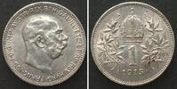 Haus Habsburg ÖSTERREICH K.u.K. 1 Krone 1915 FRANZ JOSEPH I. Silber ERHALTUNG! -