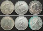Bahamas BAHAMAS 50 Cents 1966, 1972, 1973 SCHWERTFISCH Silber -