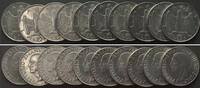 Italien ITALIEN 10 x 1 Lira 1940 XVIII, VITTORIO EMANUELE III nichtmagn. ERHALTUNG! -