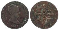 Spanien SPANIEN 8 Maravedis 1847 JA-JUBIA ISABEL II Kupfer SELTEN!!! # 13505