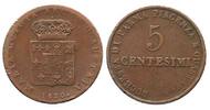 Italien - Parma PARMA 5 Centesimi 1830 MARIA LUIGIA rame # 13867