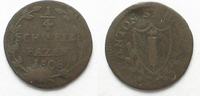 Schweiz - St. Gallen ST. GALLEN Kanton Viertelbatzen (Kreuzer) 1808 Billon # 14016