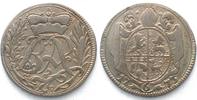 Schweiz - St. Gallen ST. GALLEN Abtei 6 Kreuzer 1773 BEDA ANGEHRN v. HAGENWIL Silber RAR! # 14022