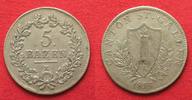Schweiz - St. Gallen ST. GALLEN Kanton 5 Batzen 1813 Silber SELTEN! # 14042