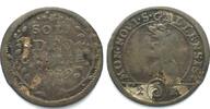 Schweiz - St. Gallen ST. GALLEN Stadt Halbbatzen (2 Kreuzer) 1739 Billon # 14049