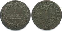 Schweiz - St. Gallen ST. GALLEN Kanton 1 Batzen 1814 Billon # 14053