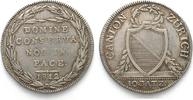 Schweiz - Zürich ZÜRICH 10 Batzen (Vierteltaler) 1812 Silber # 14075