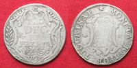Schweiz - Zürich ZÜRICH 10 Schilling 1745 Silber # 14077
