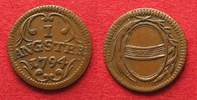 Schweiz - Zug ZUG Angster 1794 gebogene Schrift Kupfer ERHALTUNG! # 14134