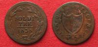 Schweiz - Tessin TESSIN / TICINO 3 Soldi 1838 Billon # 14140