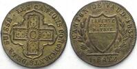 Schweiz - Waadt WAADT / VAUD 1 Batzen 1832 Billon ERHALTUNG! # 14176