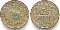 Schweiz - Bern BÄRN-FEST 5 FEST-BATZEN 1927 Silber 7g # 14190