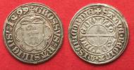 Schweiz - Basel BASEL Stadt Groschen 1499 (NP von 1901) Silber SELTEN! ERHALTUNG!!! # 14191