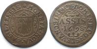 Schweiz - Basel BASEL Stadt Assis 1698 Billon # 14213