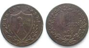 Schweiz - Basel BASEL Kanton 1 Batzen 1809 Billon # 14214