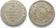 Schweiz - Bern BERN 10 Kreuzer 1700 kl. Wappen SCHULPRÄMIE Silber # 14258