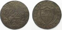 Schweiz - Waadt WAADT / VAUD Halbbatzen 1811 Billon # 14279
