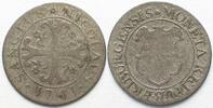 Schweiz - Freiburg FREIBURG Halbbatzen 1741 Billon ERHALTUNG! -