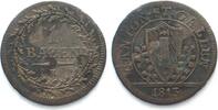Schweiz - St. Gallen ST. GALLEN Kanton 1 Batzen 1813 Billon -