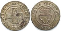 Schweiz - Freiburg FREIBURG Kanton Halbbatzen (5 Rappen) 1830 Billon ERHALTUNG! -
